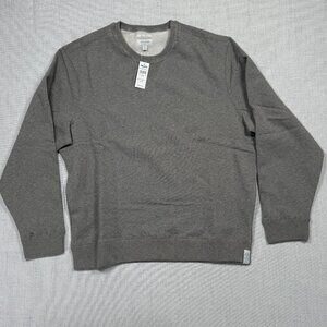 Todd Snyder Cotton Camel Fleece Sweatshirt Grey Heather Pullover Size XL NWT